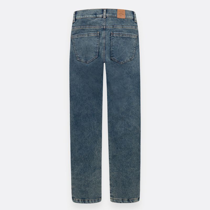 Denim-silueta-slim-para-nino-con-bolsillos-Indigo-Oscuro