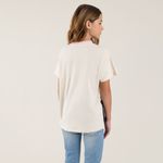 Camiseta-para-nina-manga-corta-con-estampado-Amarillo