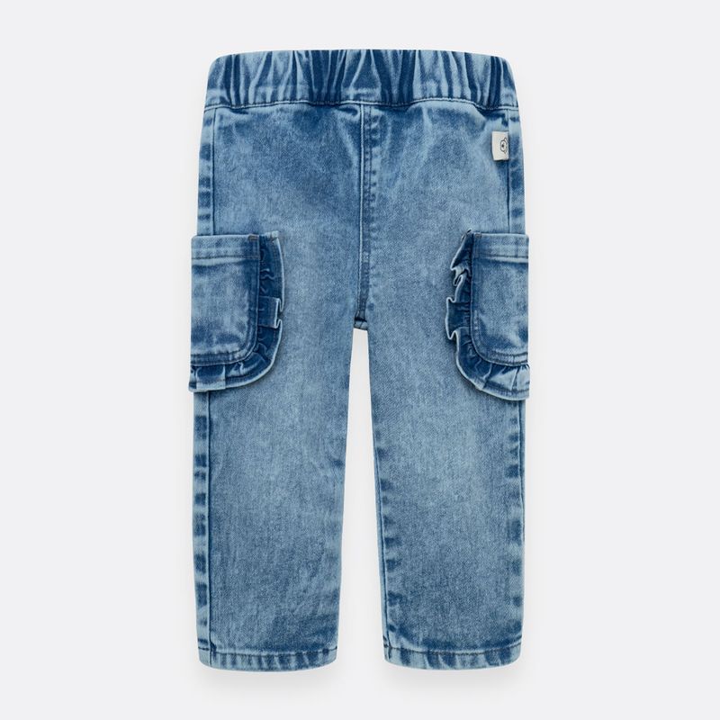 Conjunto-de-camisa-manga-corta---pantalon-para-recien-nacida-niña-Indigo-Ice