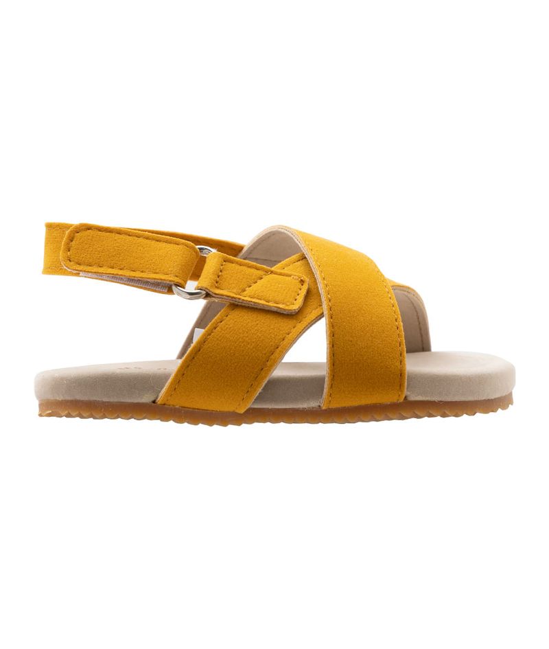 Zapatos-cosidos-Ropa-recien-nacido-nina-Amarillo