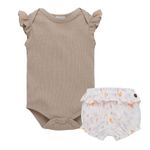 Conjunto-body-manga-corta---short-para-recien-nacida-niña-Ropa-recien-nacido-nina-Cafe