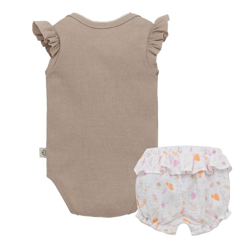 Conjunto-body-manga-corta---short-para-recien-nacida-niña-Ropa-recien-nacido-nina-Cafe