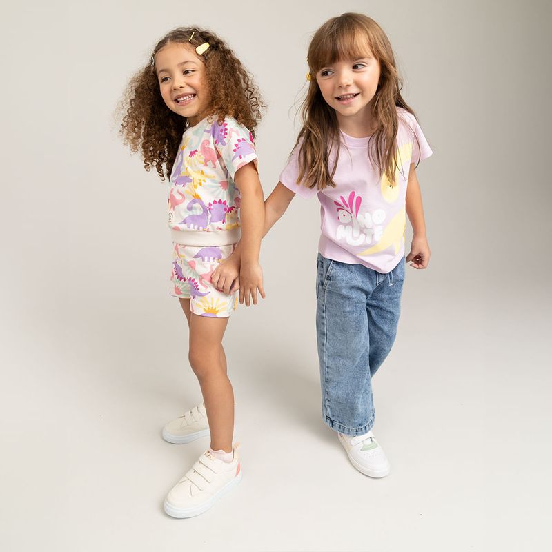 conjunto-camiseta-manga-corta---short-para-nina