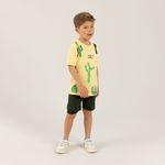 Conjunto-para-nino-de-camiseta-y-bermuda-Amarillo