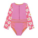 Vestido-de-baño-entero-manga-larga-para-bebe-niña-Ropa-bebe-nina-Rosado