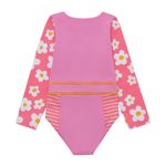 Vestido-de-baño-entero-manga-larga-para-bebe-niña-Ropa-bebe-nina-Rosado