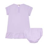 Vestido-manga-corta-para-recien-nacida-Ropa-recien-nacido-nina-Morado