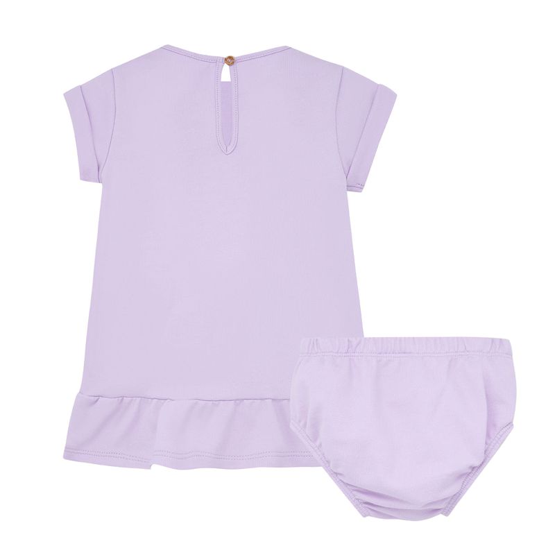 Vestido-manga-corta-para-recien-nacida-Ropa-recien-nacido-nina-Morado