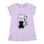 Vestido-manga-corta-para-recien-nacida-Ropa-recien-nacido-nina-Morado