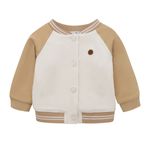 Chaqueta-tipo-bomber-para-recien-nacida-niña-Ropa-recien-nacido-nina-Cafe