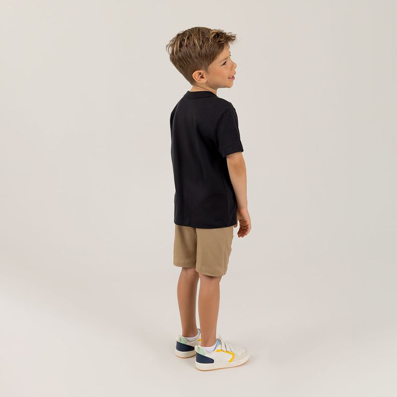 Conjunto-para-nino-de-camiseta-y-bermuda-Negro
