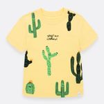 Conjunto-para-nino-de-camiseta-y-bermuda-Amarillo