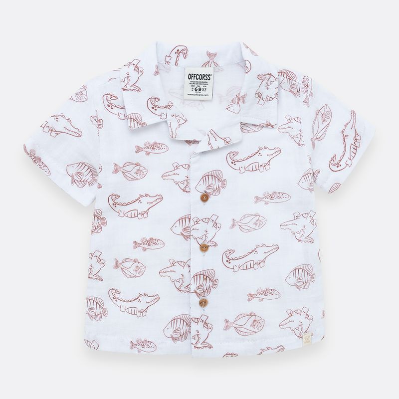 Camisa-manga-corta-para-bebe-nino