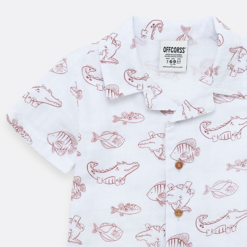Camisa-manga-corta-para-bebe-nino