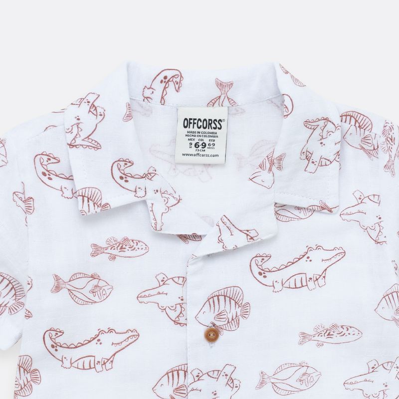Camisa-manga-corta-para-bebe-nino