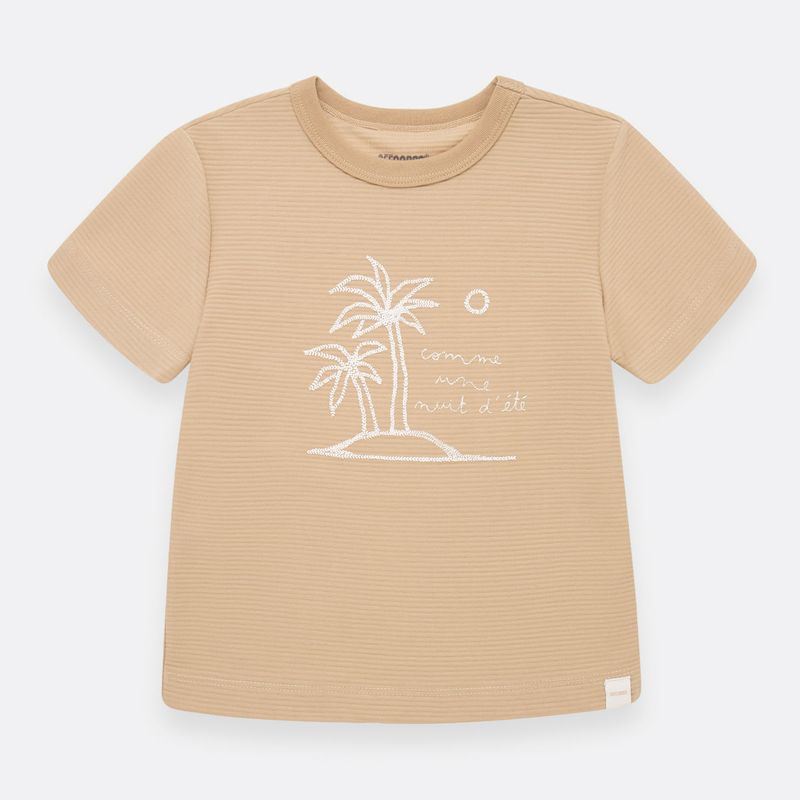 Camiseta-para-nino-manga-corta-tela-con-textura