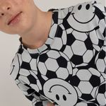 Pijama-para-bebe-niño-conjunto-de-camiseta-manga-corta---sudadera--Azul