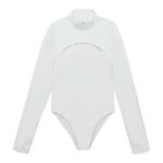 Body-con-mangas-largas-separables-para-niña-Ropa-nina-Gris