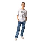 Camiseta-manga-corta-oversize-con-estampado-para-niña
