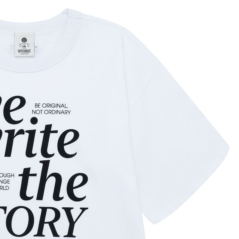 Camiseta-oversize-para-niña-manga-corta-con-estampado-
