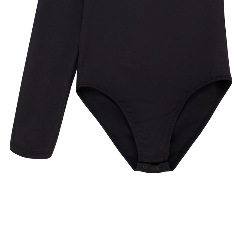 Body-de-un-solo-hombro-para-niña-Ropa-nina-Gris
