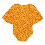 Body-manga-corta-para-niña-Ropa-nina-Naranja