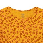 Body-manga-corta-para-niña-Ropa-nina-Naranja