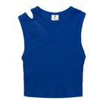 Camiseta-croptop-manga-sisa-para-niña-Ropa-nina-Azul