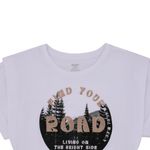 Camiseta-manga-corta-para-niña-Ropa-nina-Blanco