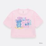 Camiseta-de-Stitch-manga-corta-para-nina