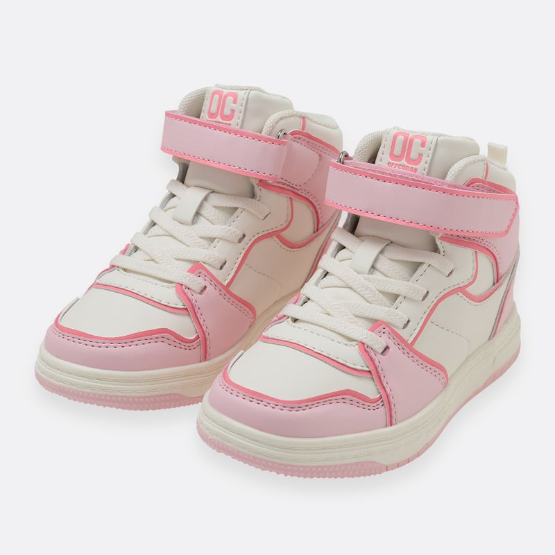Tenis-bota-para-nina-con-correa-de-velcro-y-cordones-elasticos
