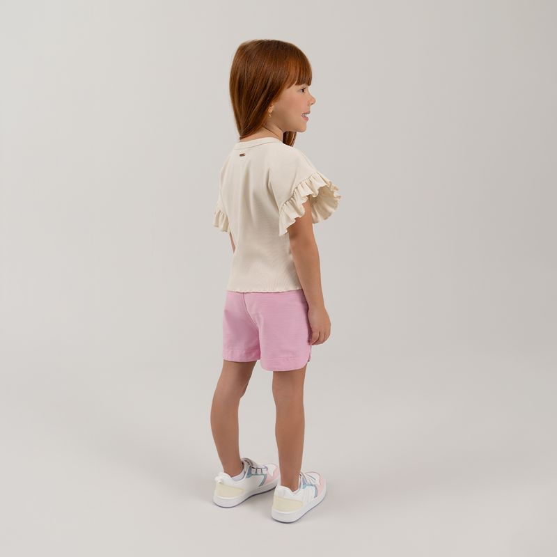 Conjunto-para-nina-de-camiseta-con-boleros-y-short