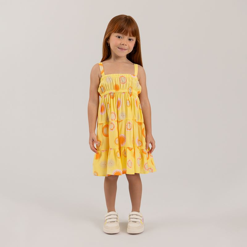 Vestido-para-nina-manga-sisa-con-estampado-de-soles