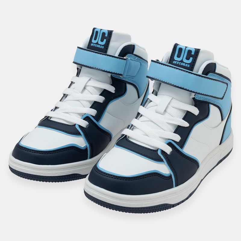 Tenis-bota-para-nino-con-correa-de-velcro-y-cordones-elasticos