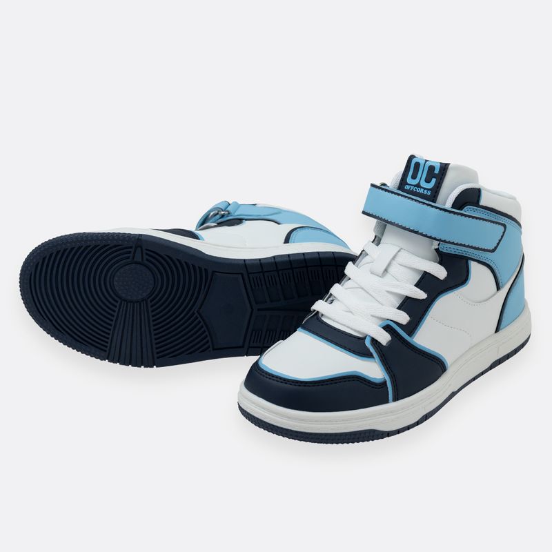 Tenis-bota-para-nino-con-correa-de-velcro-y-cordones-elasticos