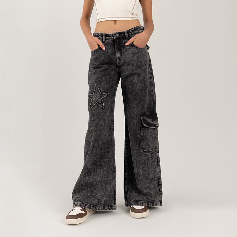 Denim-wide-leg-para-nina-con-detalle-de-estrella