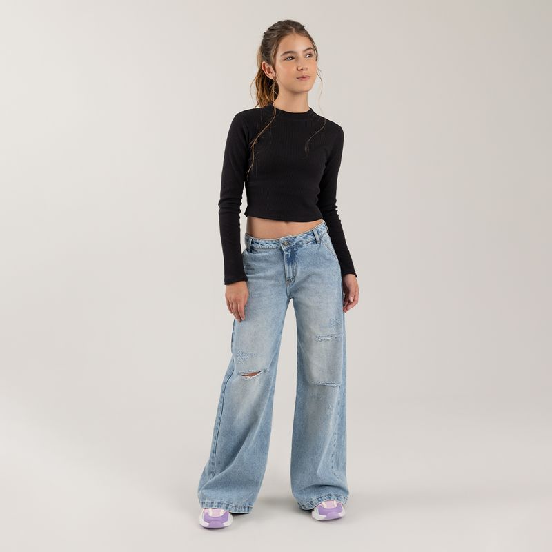 Denim-wide-leg-para-nina-con-rotos