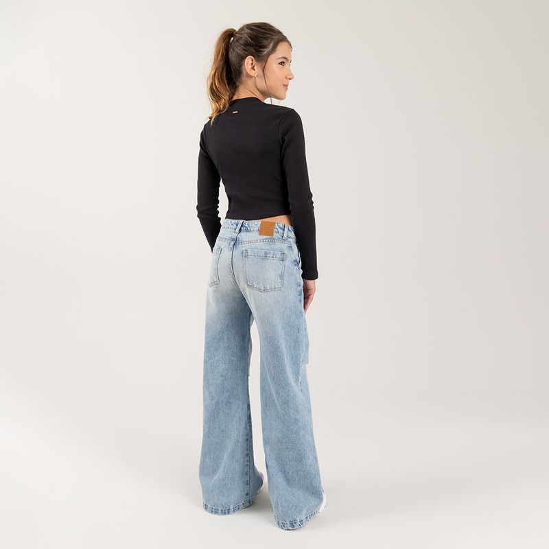 Denim-wide-leg-para-nina-con-rotos