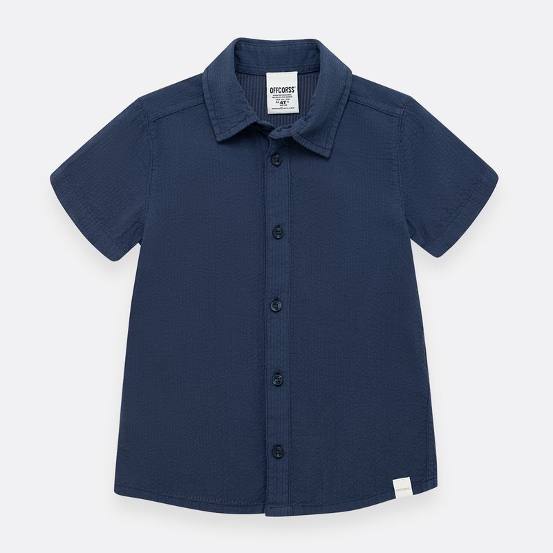 Camisa-azul-manga-corta-para-nino