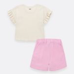 Conjunto-para-nina-de-camiseta-con-boleros-y-short