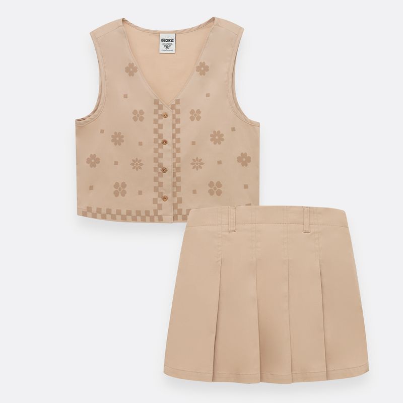 Conjunto-para-nina-de-chaleco-y-falda-corta