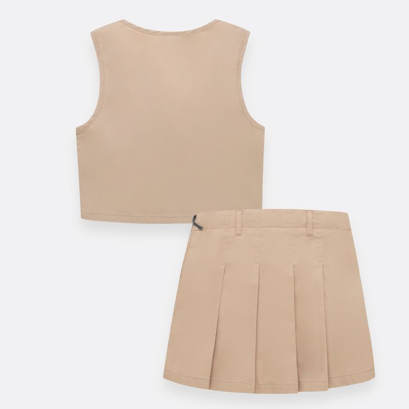 Conjunto-para-nina-de-chaleco-y-falda-corta