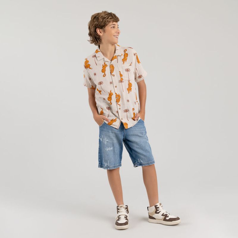 Camisa-manga-corta-para-nino