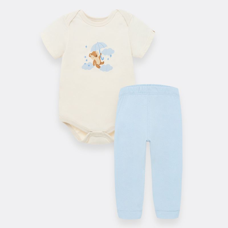 Pijama-corta-para-bebe-nino