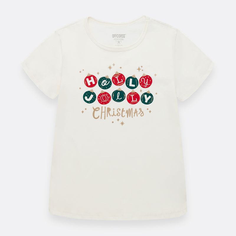 Camiseta-navidena-para-nina-manga-corta