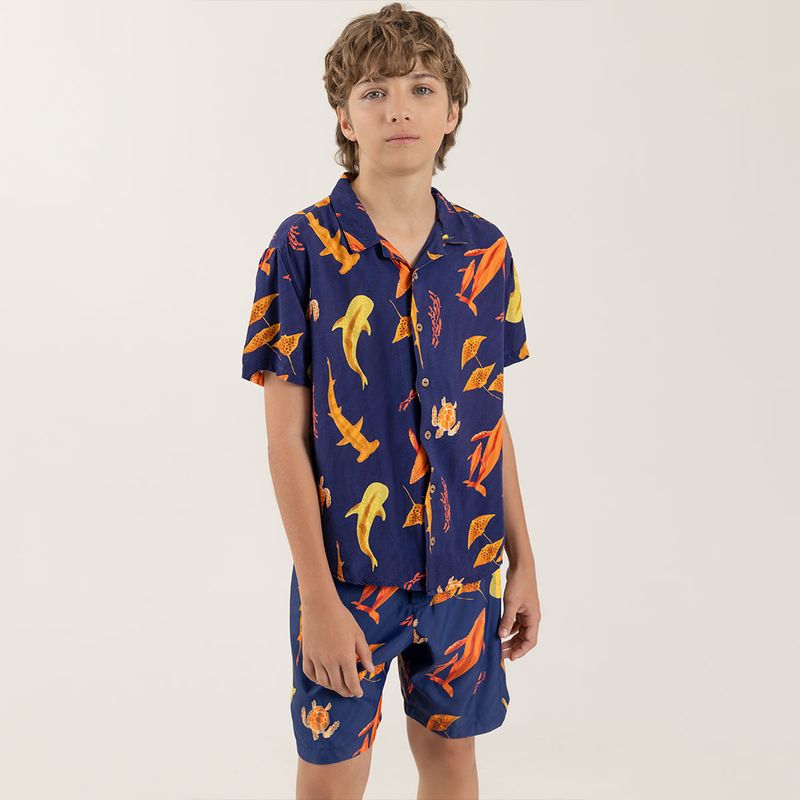 Camisa-playera-para-nino-manga-corta