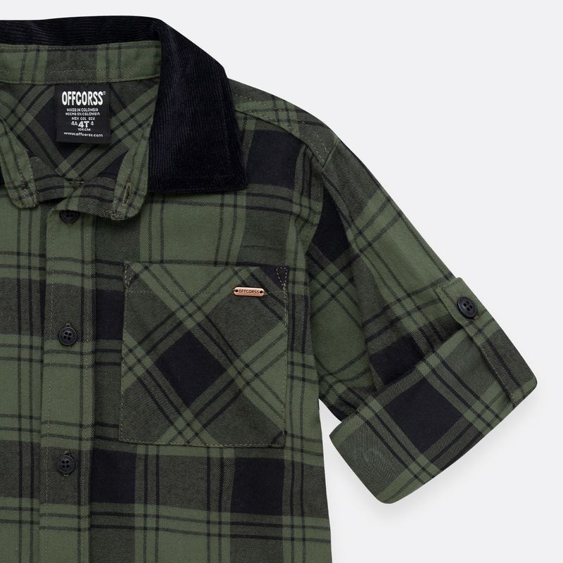 Camisa-para-nino-mamga-roll-up