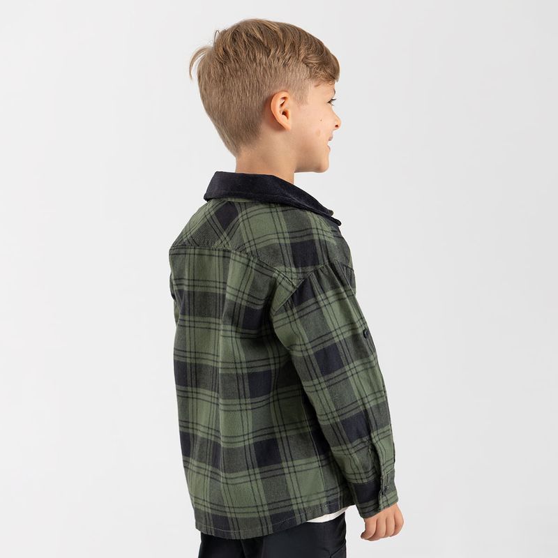 Camisa-para-nino-mamga-roll-up