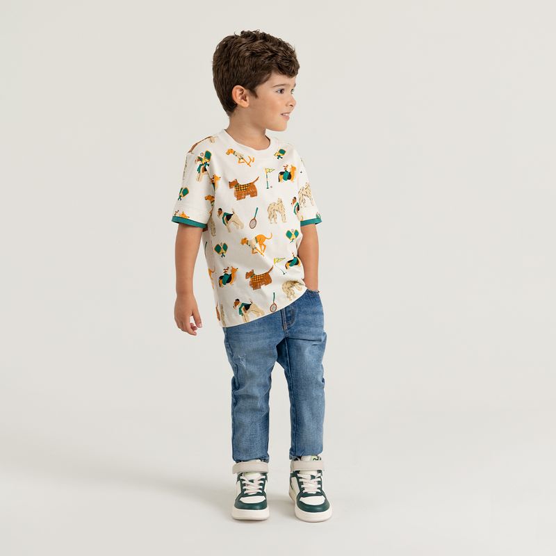 Camiseta-manga-corta-para-nino-talla-2T
