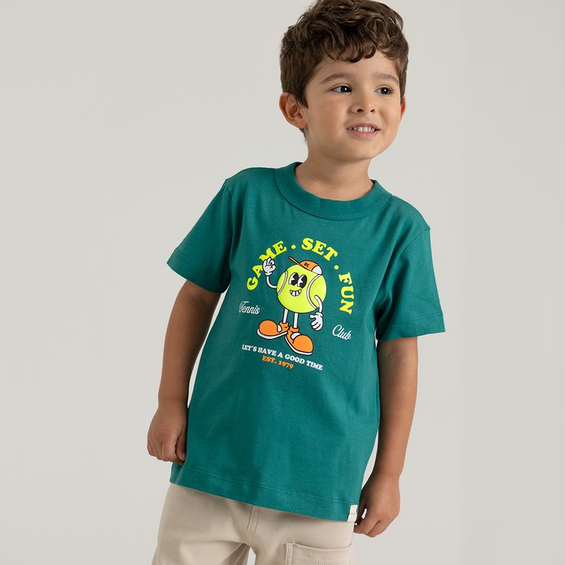 Camiseta-manga-corta-para-nino-talla-2T